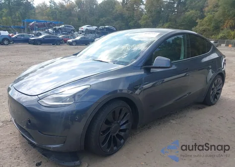 2022 Tesla Model Y Performance Dual Motor All-Wheel Drive from USA, damaged, VIN 7SAYGDEF9NF368188